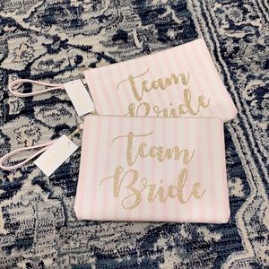 Jade & Deer “Team Bride” Bridesmaid pouch (2)
